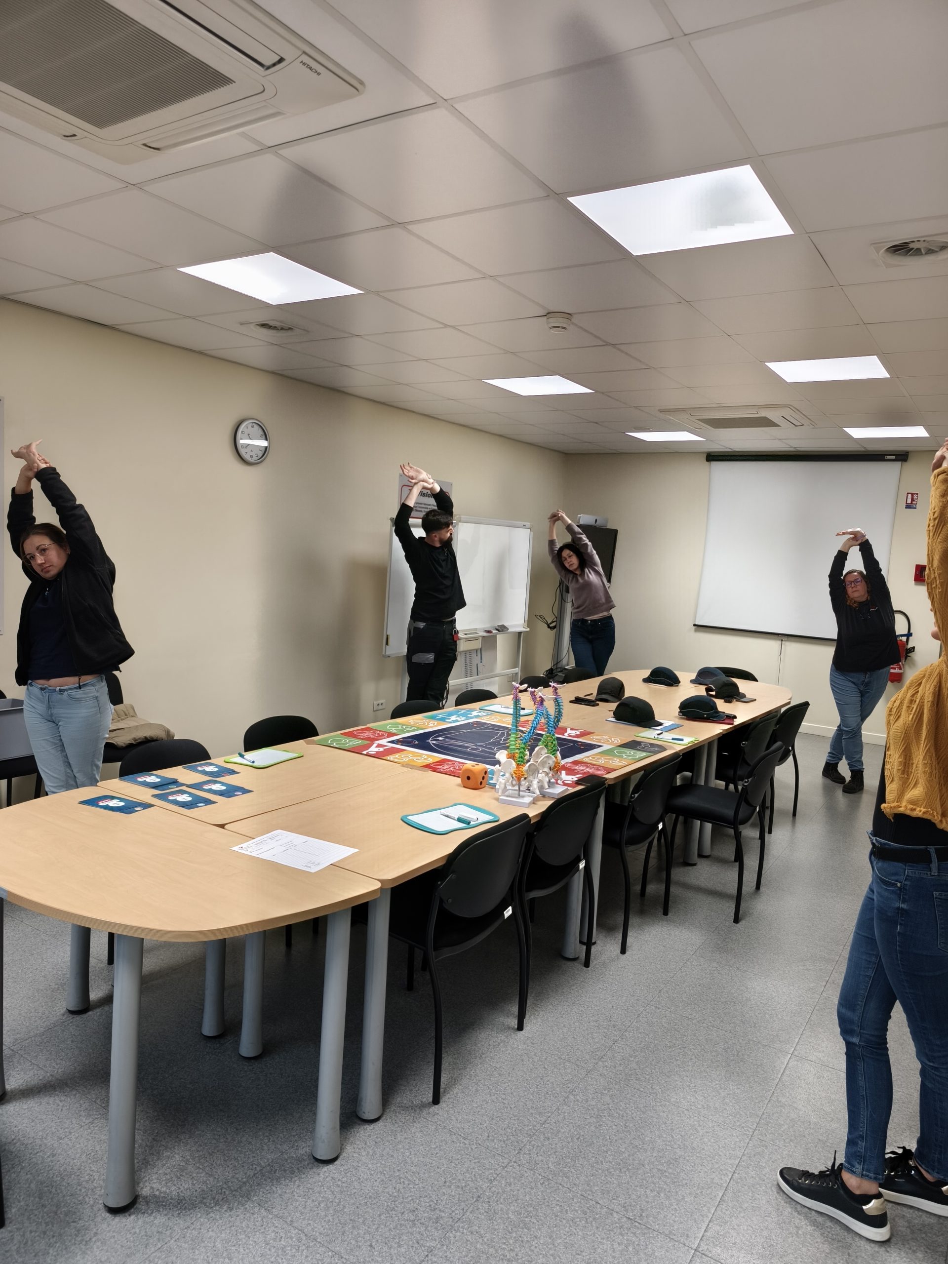 Session de sport-santé et éveil musculaire pour collaborateurs
