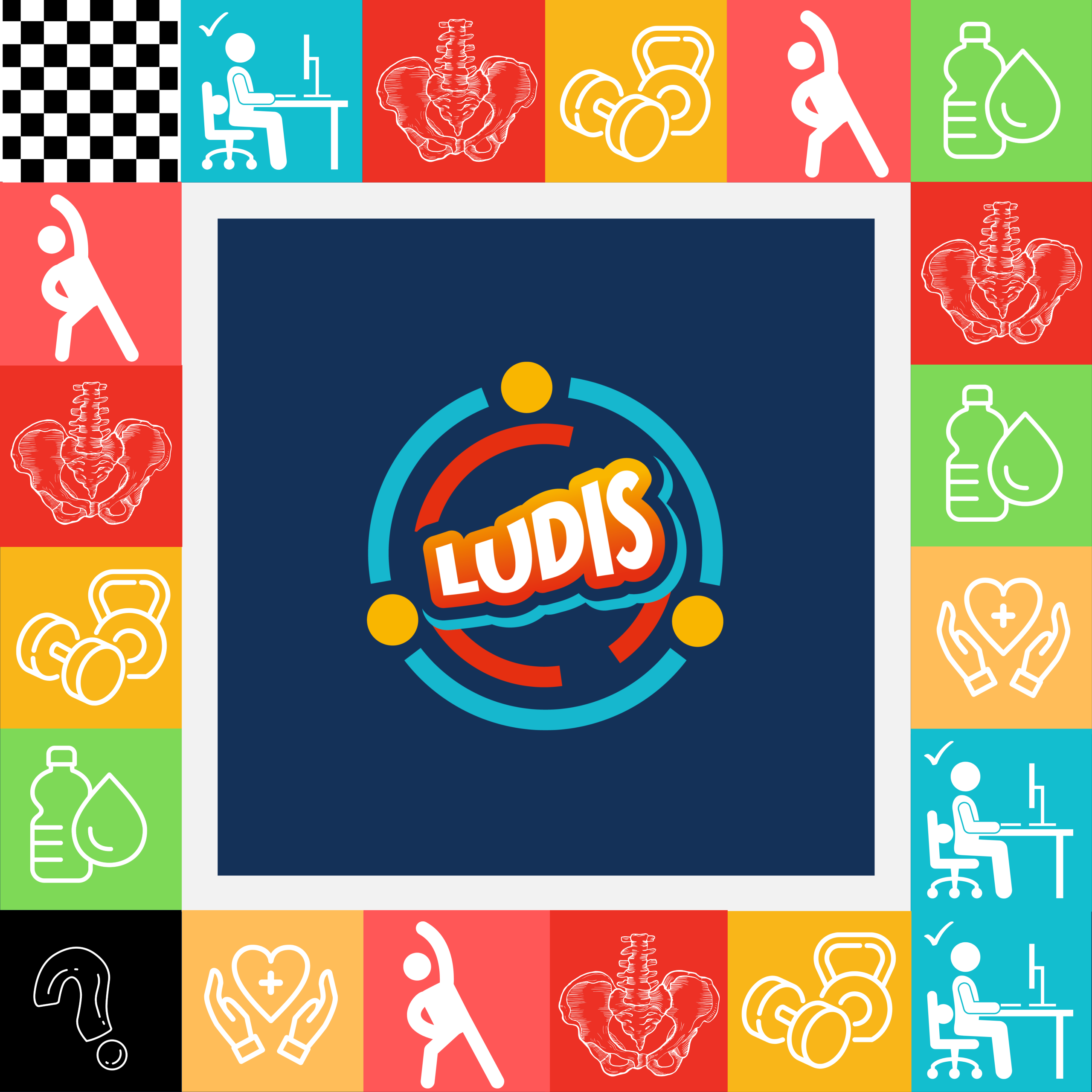 Plateau de jeu Ludico'Santé prévention TMS